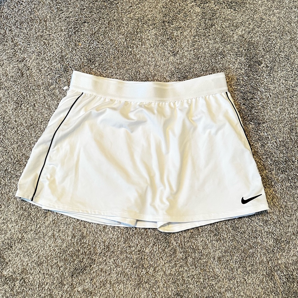 Nike white tennis skirt
